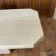 Travertine dining table