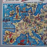 Carte publicitaire de l'Europe