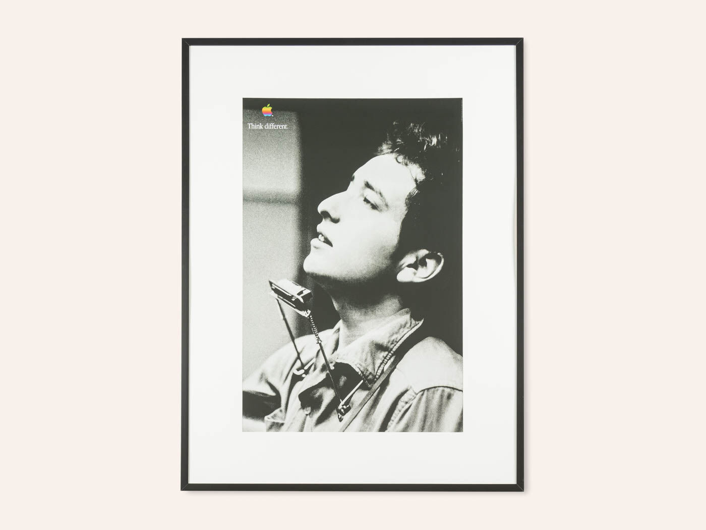 Think different – bob dylan, affiche publicitaire apple, 94 x 124 cm