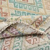 3x9 Soft Pastel Kilim Runner Rug, 81x286Cm