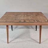 Vintage dining table in ash, 1960s