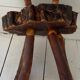 Chaise d’appoint en bois massif