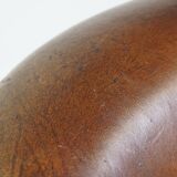 Cognac-Colored Vintage Sheepskin Leather Club Armchair