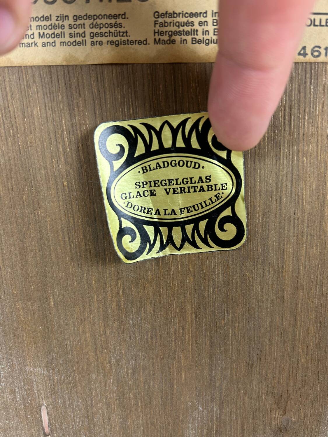 Vintage Deknudt mirror