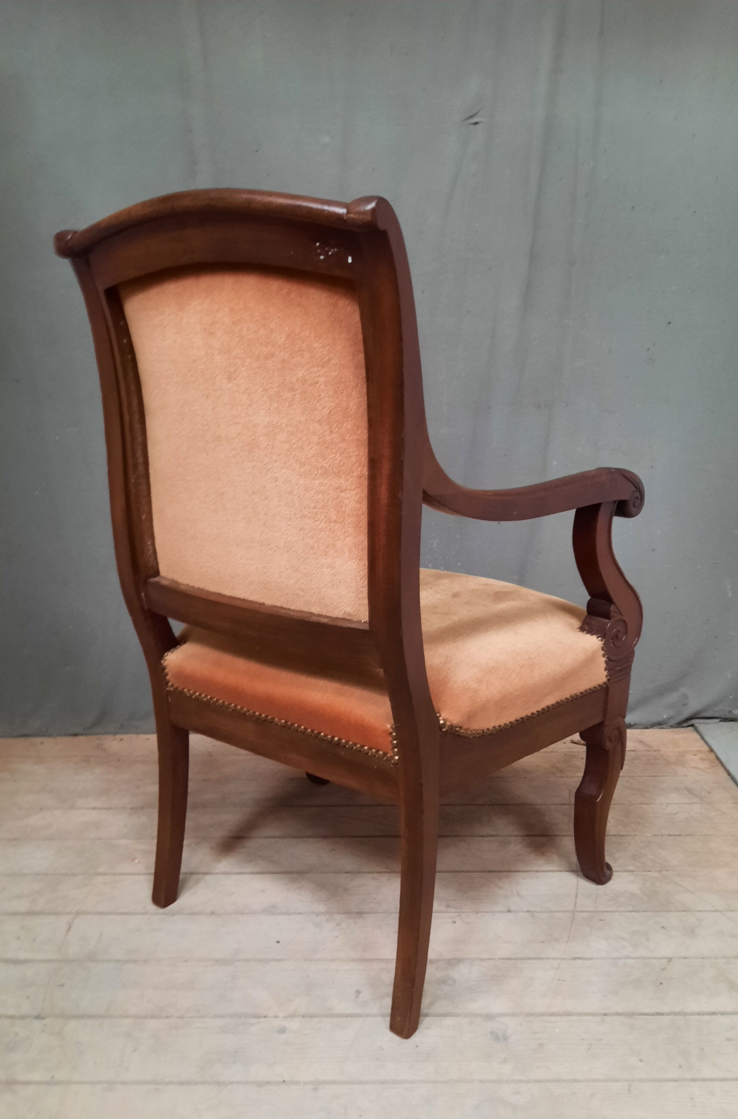 Mahogany armchair