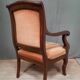 Mahogany armchair