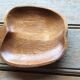 Empty wooden apple pocket