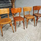 Old French cafe chairs set of 4 pcs