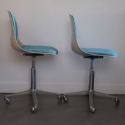 Paire de chaises de bureau Georg Leowald pour wilkhahn
