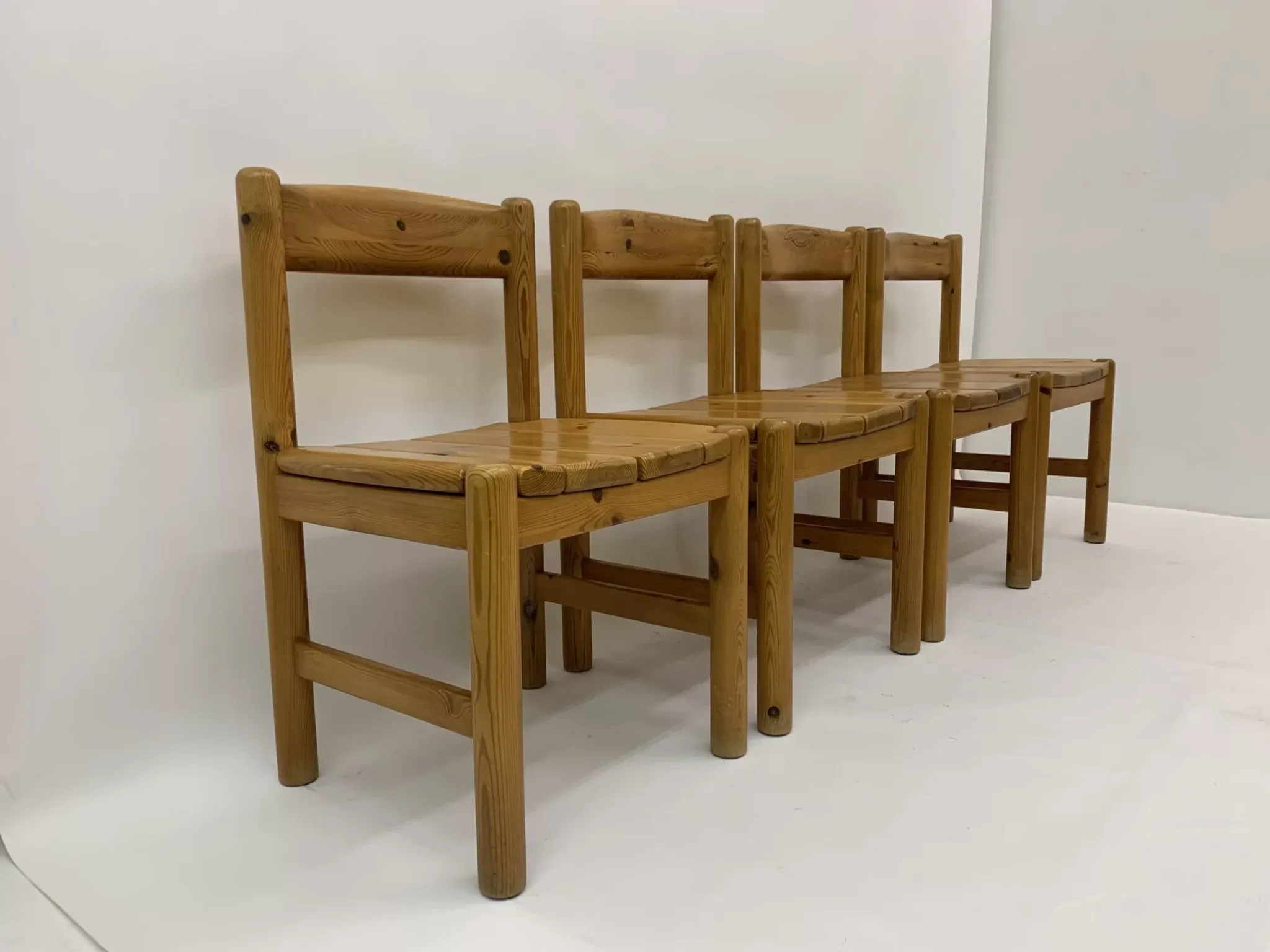 Set of 4 Rainer Daumiller dining chairs, 1970s