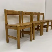 Set of 4 Rainer Daumiller dining chairs, 1970s