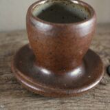 Vintage stoneware egg cup