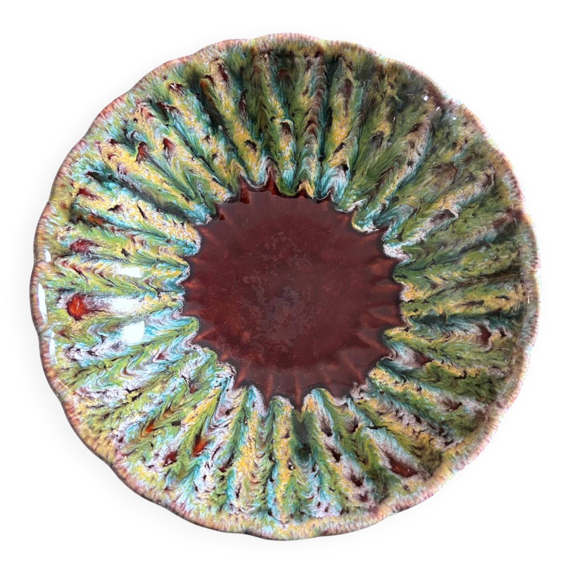 Plat creux ondulé flammé