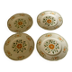 Set of 4 desert plates