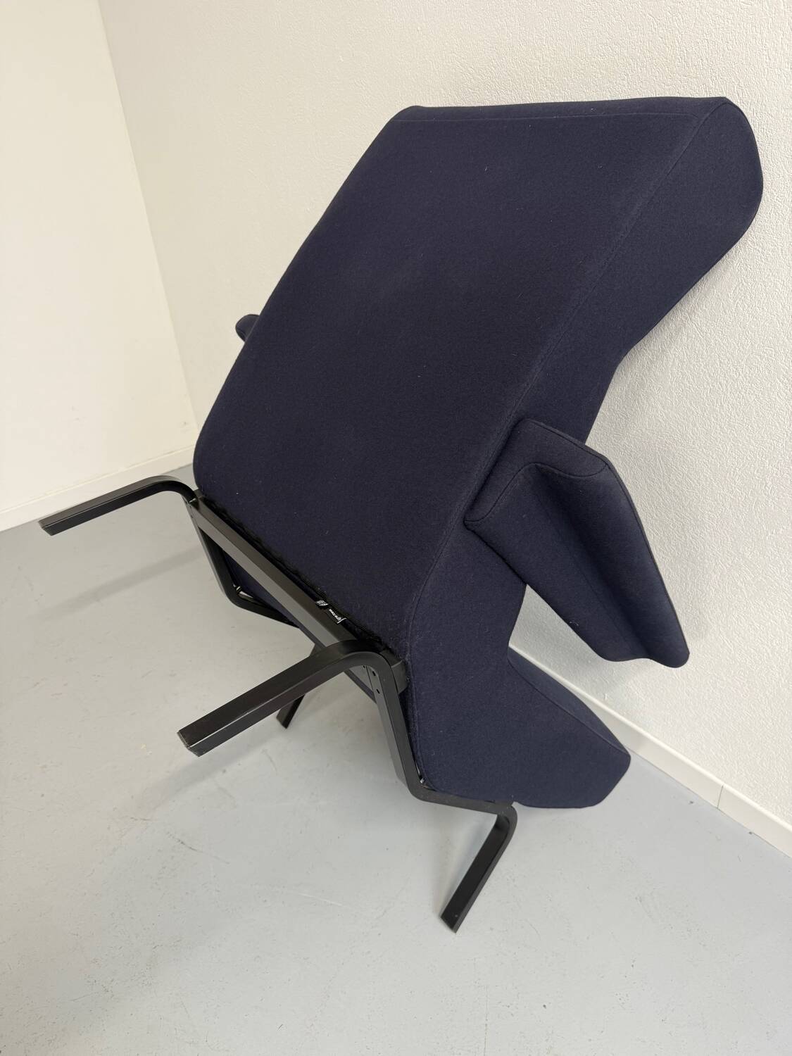 Archi Ligne Roset armchair, Pierre Paulin design, CM 195 HD, vintage blue