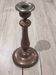 Antique Silver-Plated Metal Candle Holder Vintage Torch 18th 19th Century