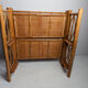 Foldable bamboo wall shelf 1970