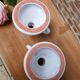 2 handmade ceramic candle holders