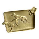 Antique ashtray / Hunting dogs / Setter