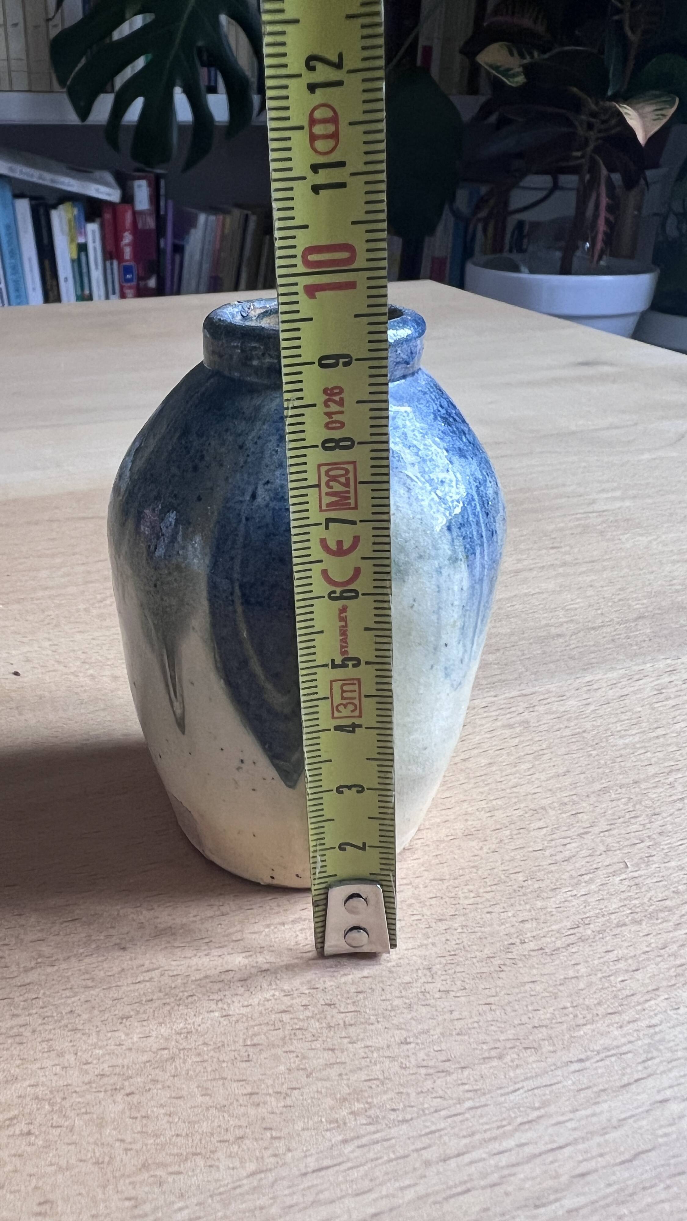 Small vintage ceramic vase from Vallauris