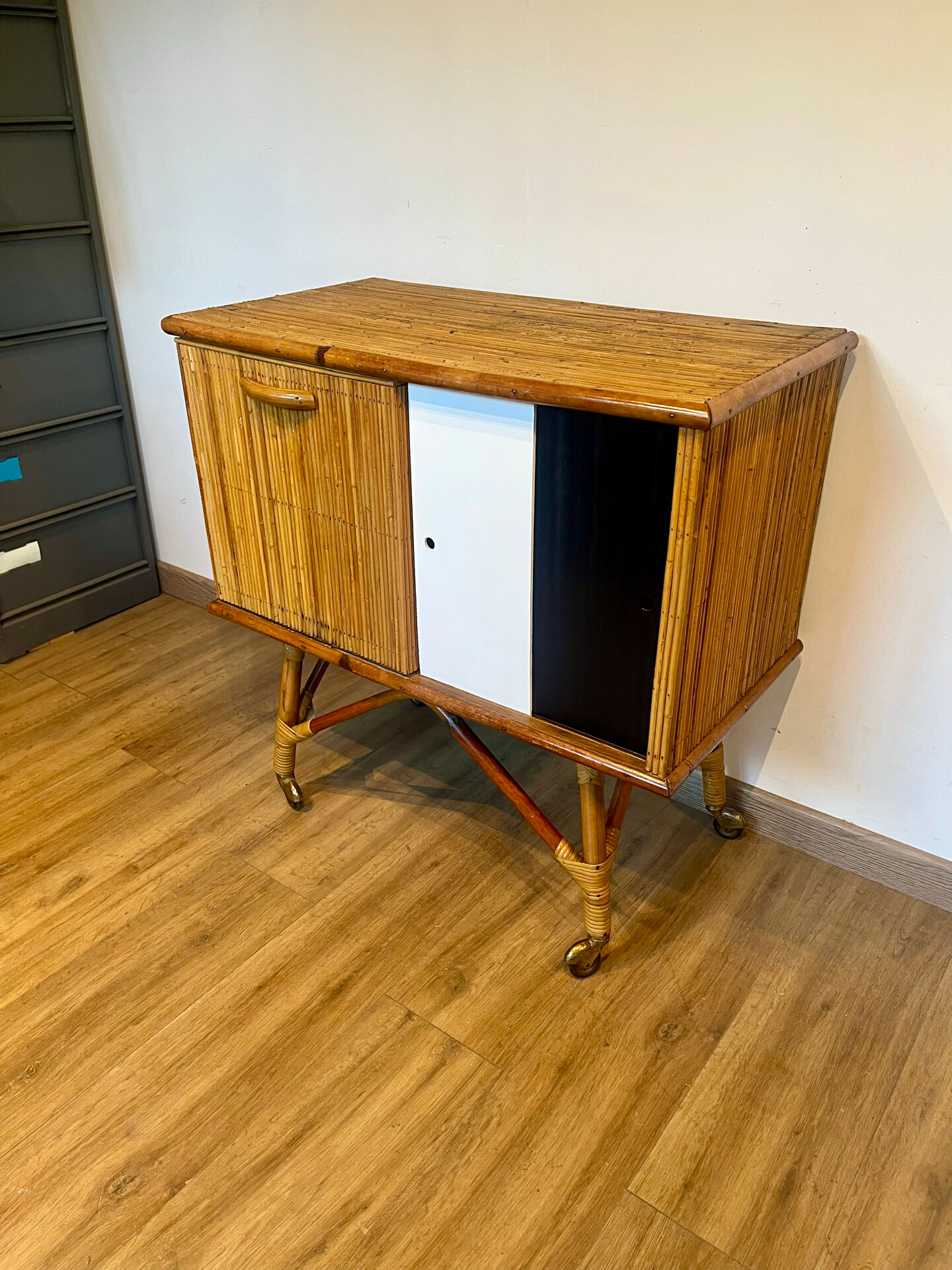 Rattan sideboard