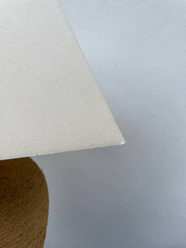 Lampe en rotin vintage Habitat