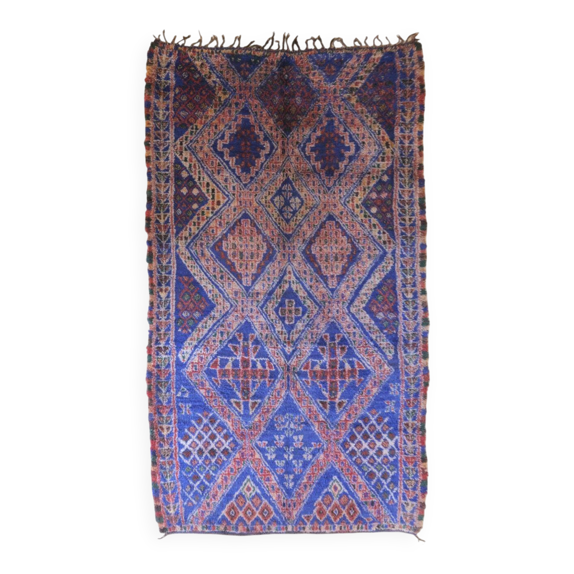 Collector's Indigo Blue Rug - 387 x 195 cm
