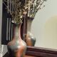 Vase en céramique brun H25