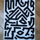 Painting on paper - "Roof"