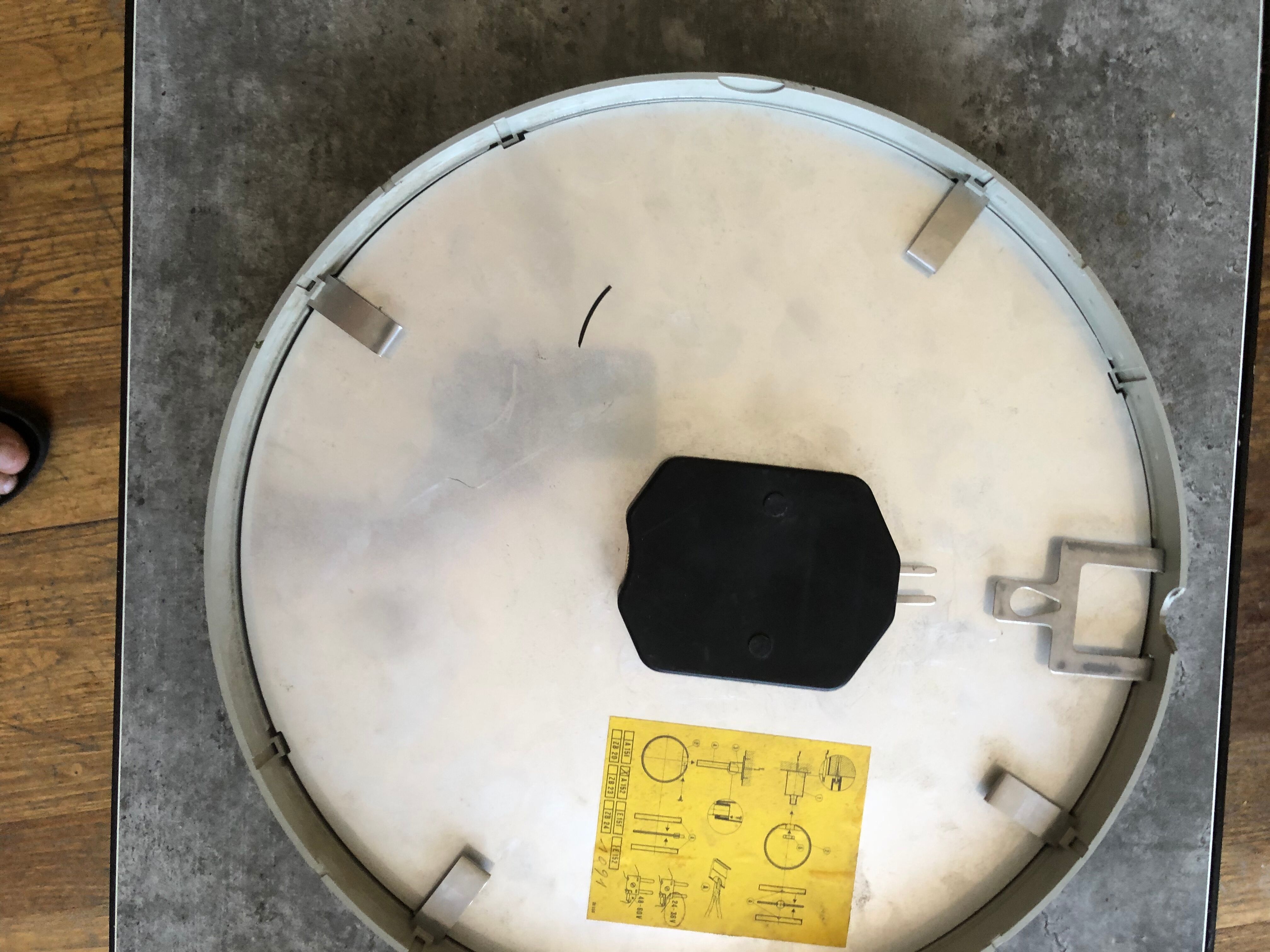 Vintage industrial clock bodet gorgy timing