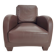 Modern Brown Leather Armchair from Musa Design, Italy, 1990s