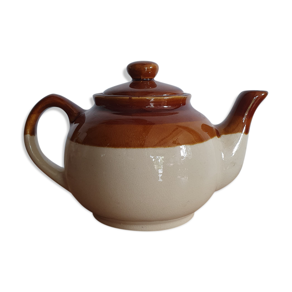 Théière bicolore