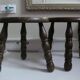 Two milking stools in the Charles Dudouyt style.