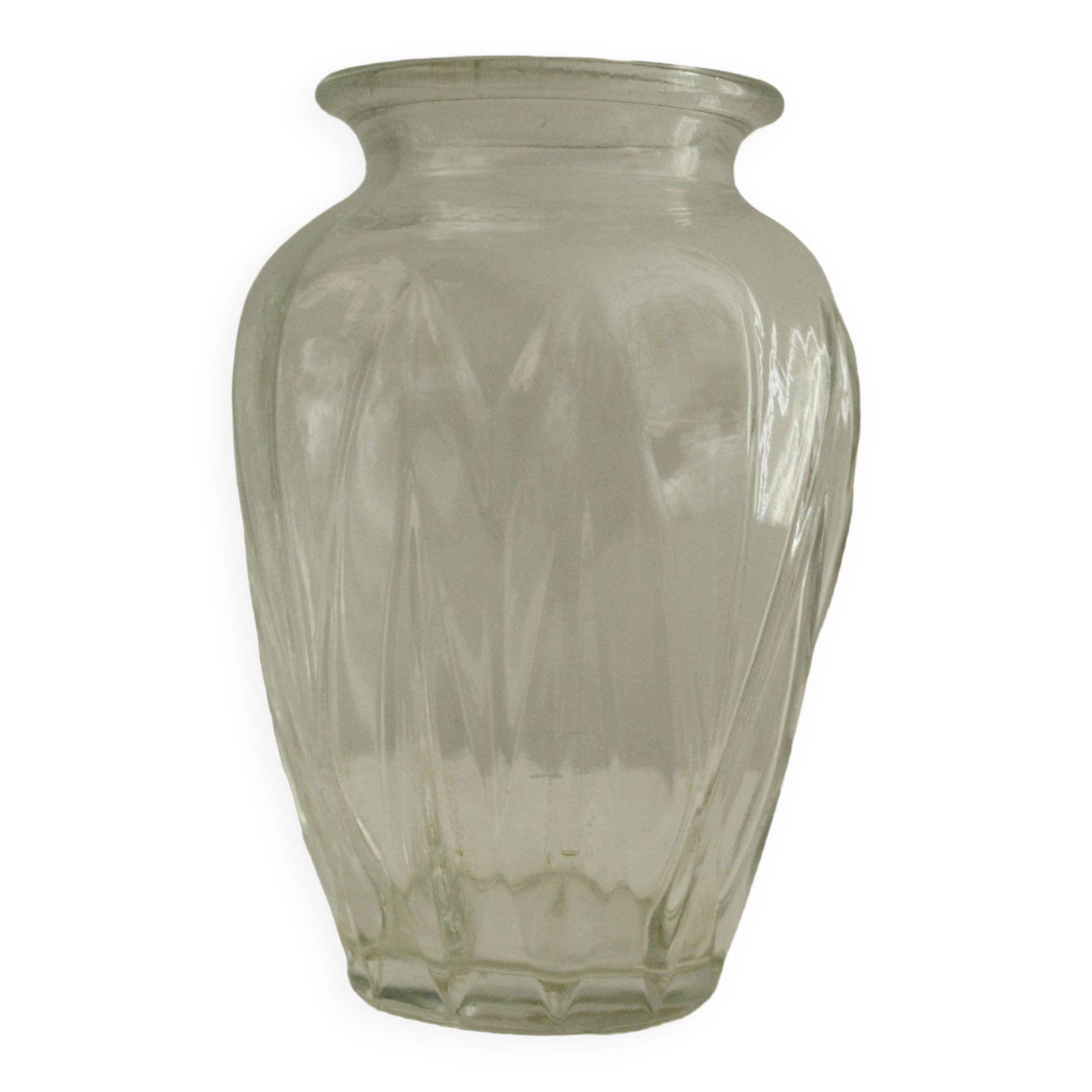 Small art deco glass vase