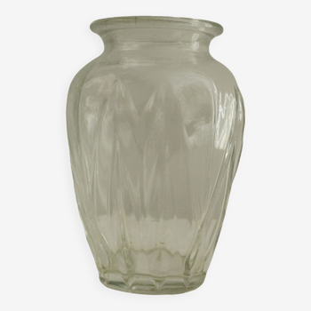 Small art deco glass vase