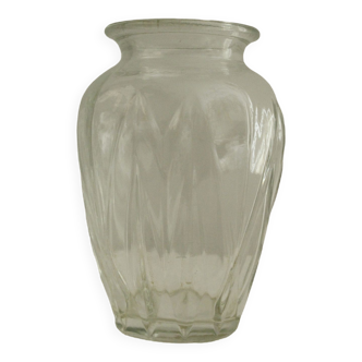 Small art deco glass vase