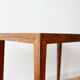 Minimalist rosewood table, Denmark 1960s-70s