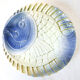 Fish service 8 plates and a large dish / Manufacture française Sarreguemines