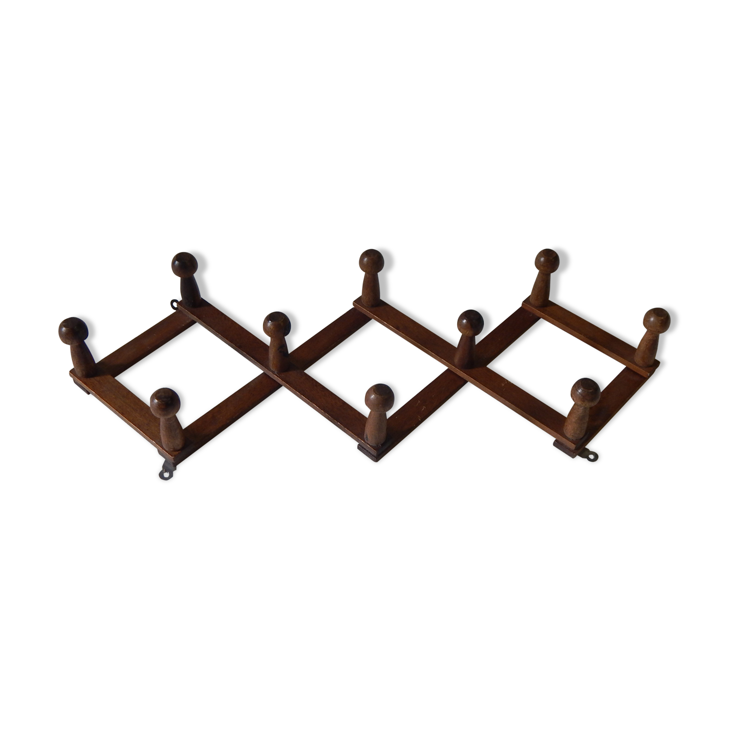 Old vintage accordion coatrack