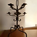 Chandelier fer forgé ancien