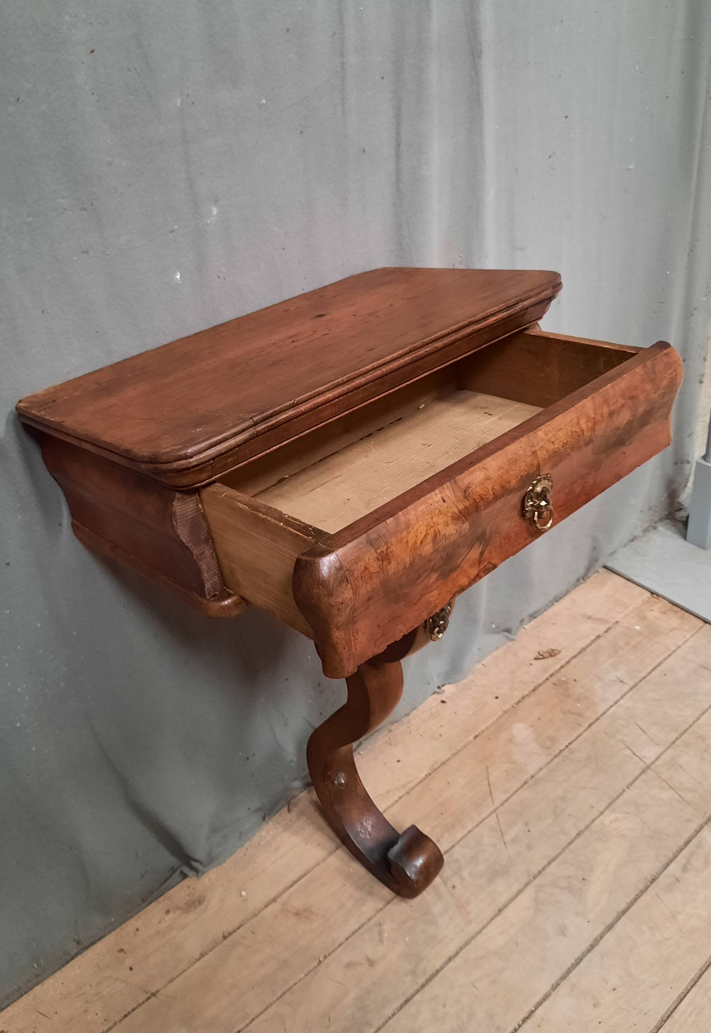 Mahogany restoration console
