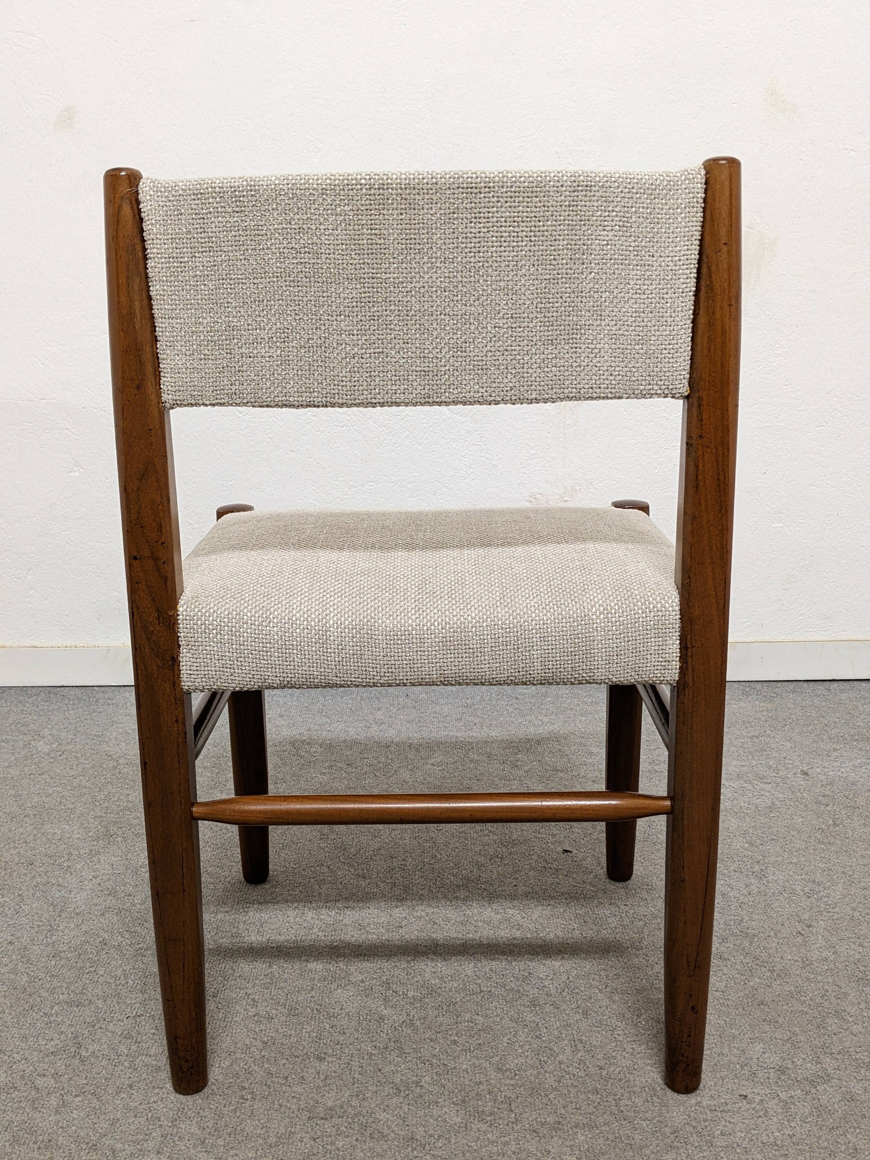 Set of 4 Scandinavian teak chairs, Denmark circa 1960.