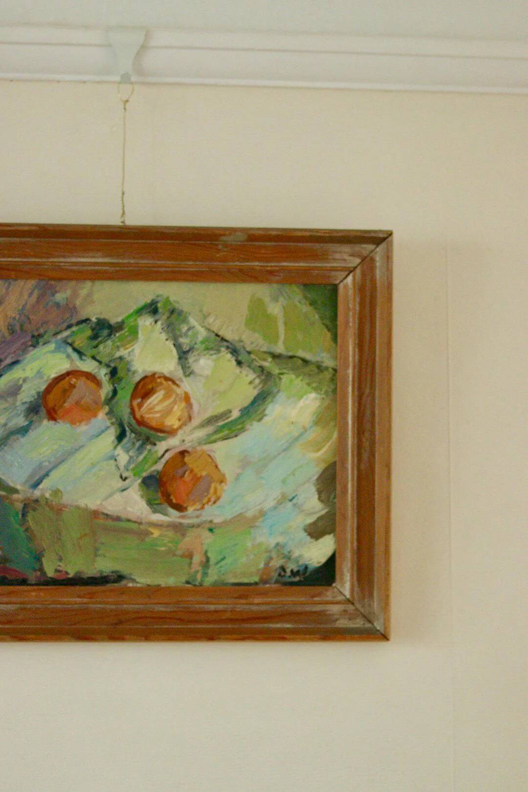 "Still Life with Fruits on a Table" by Bertil Wallman