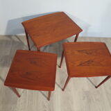 Teak nesting tables from Møbelintarsia 1960
