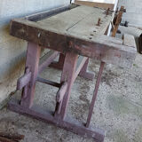 Solid wooden workbench