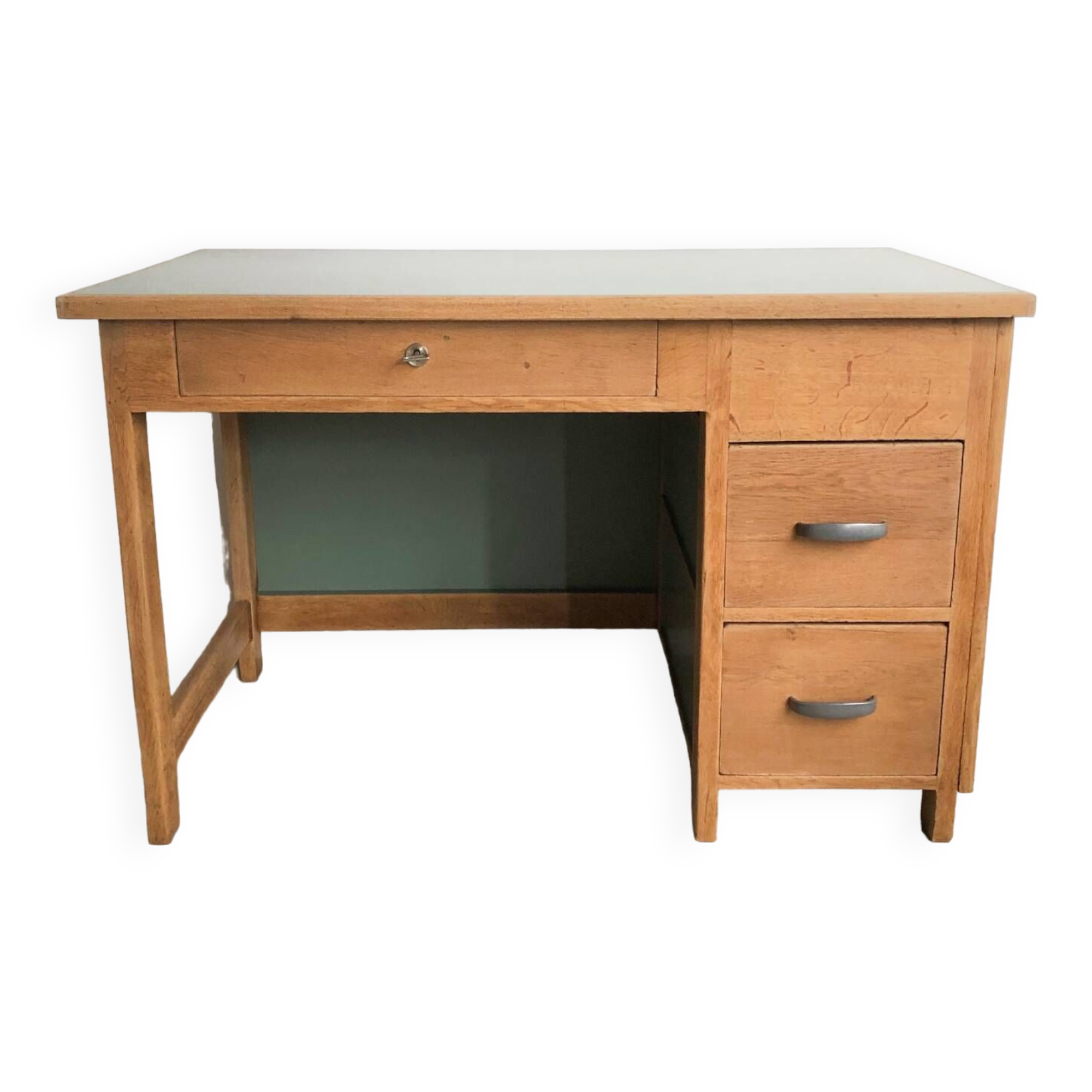 1950s oak desk