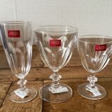 18 glasses Cristal D'Arques Paris model Rambouillet