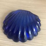 Shell butter dish 1950 with its blue cup