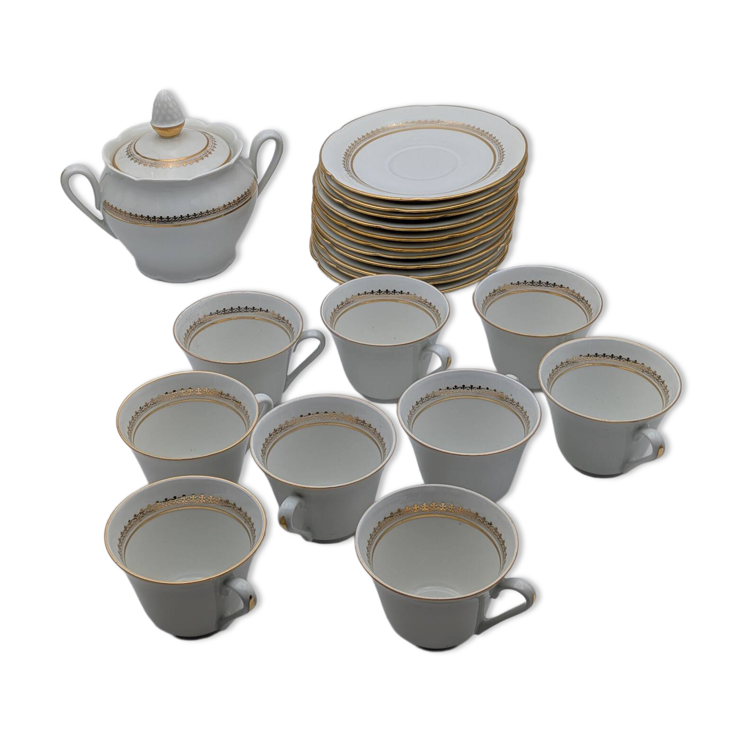 Prestige coffee service – Lamotte, Sologne porcelain (21 pieces)