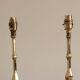 Pair Of Victorian Antique Brass Pullman Railway Carriage Table Lamps